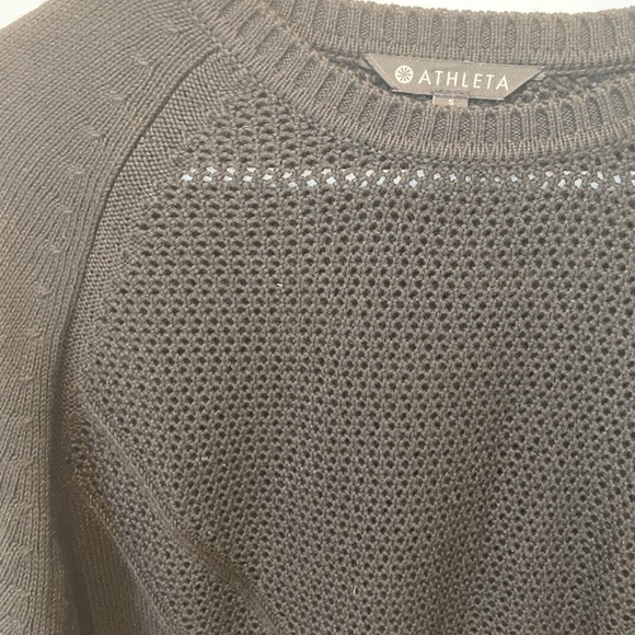 Athleta Cortina Sweater Black Small - Picture 3 of 9